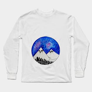 Midnight Circles Long Sleeve T-Shirt